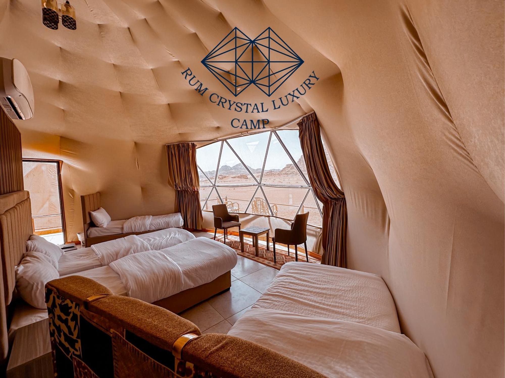 Rum Crystal Luxury Camp Wadi Rum Eksteriør billede