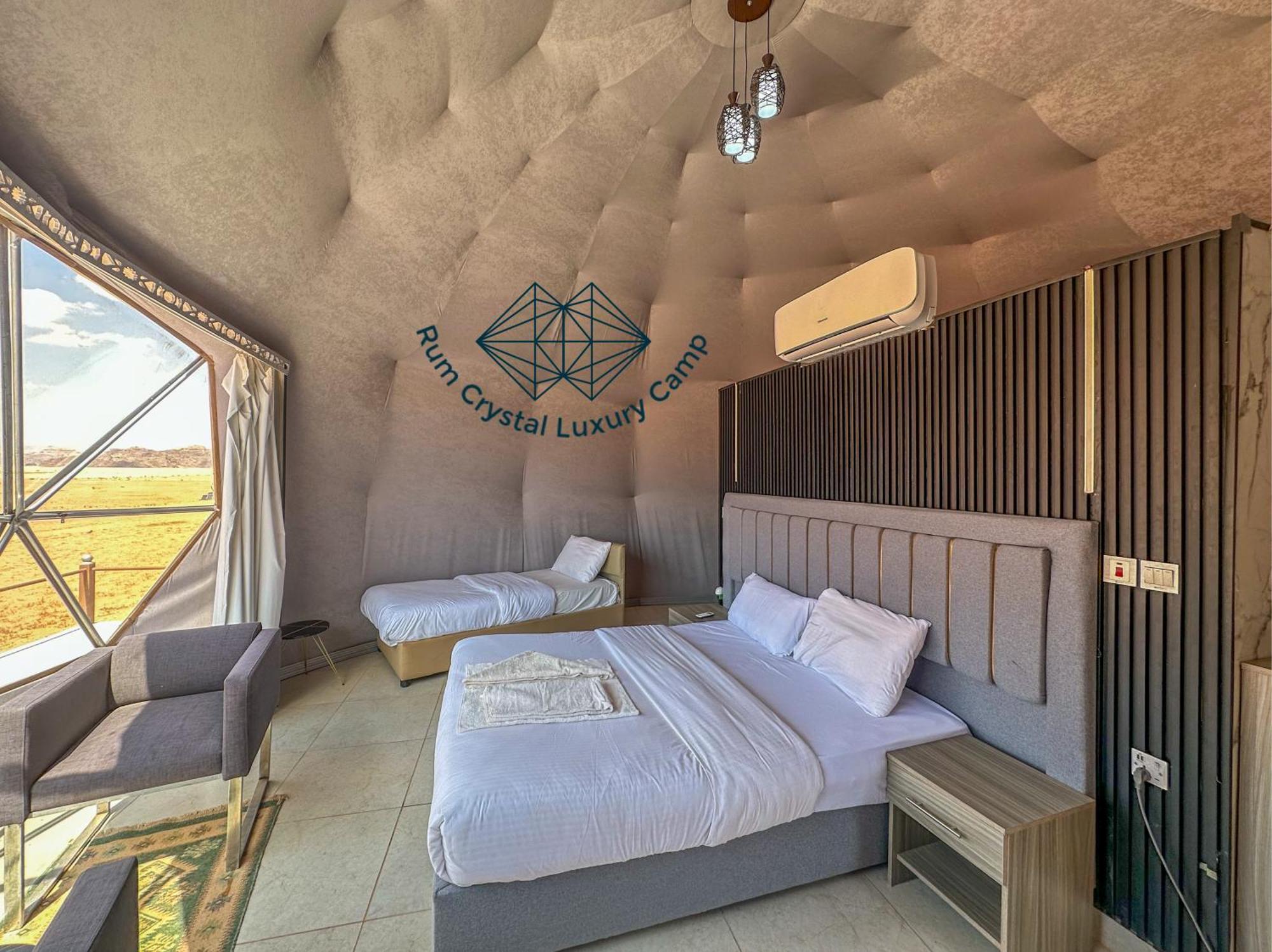 Rum Crystal Luxury Camp Wadi Rum Eksteriør billede