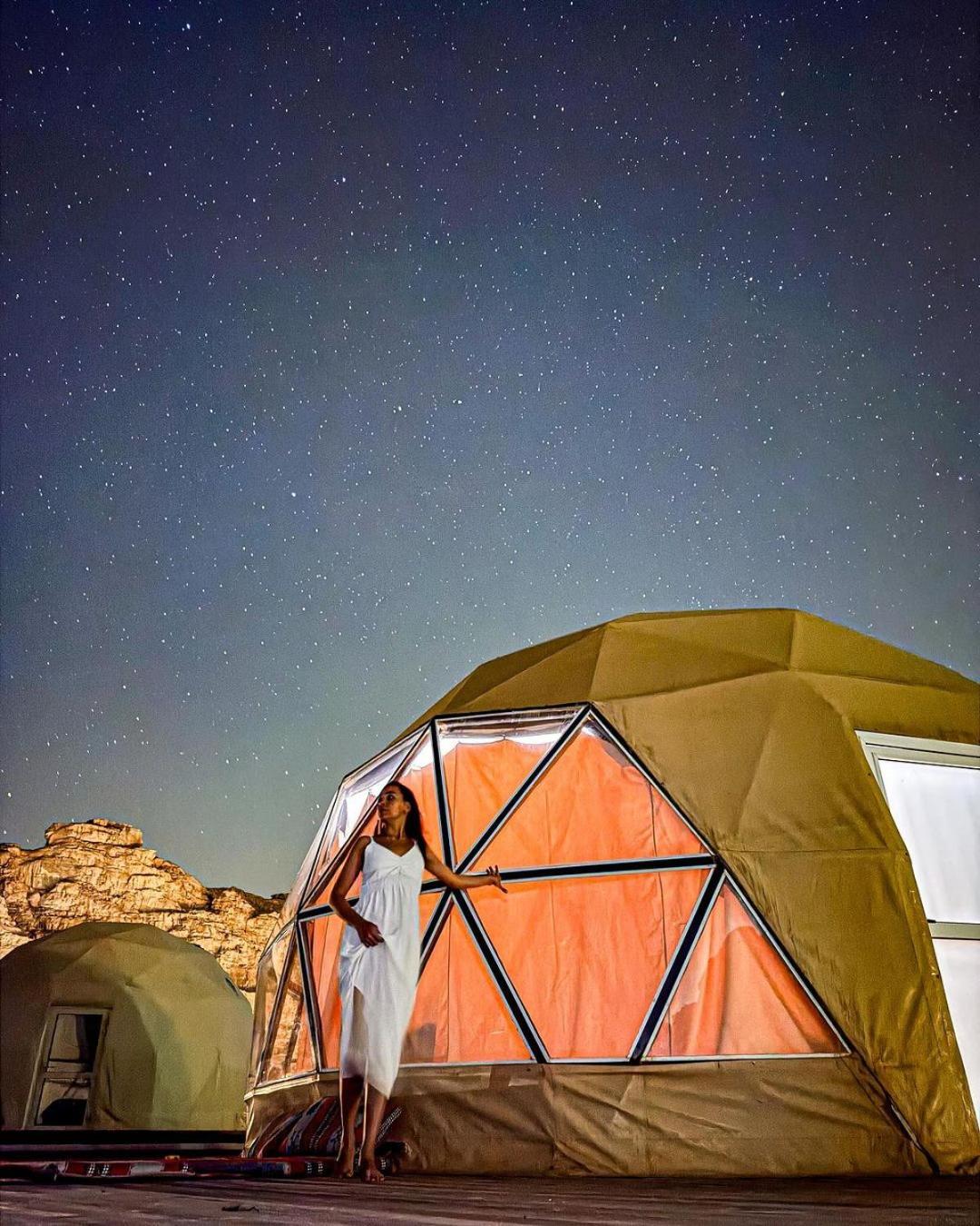 Rum Crystal Luxury Camp Wadi Rum Eksteriør billede