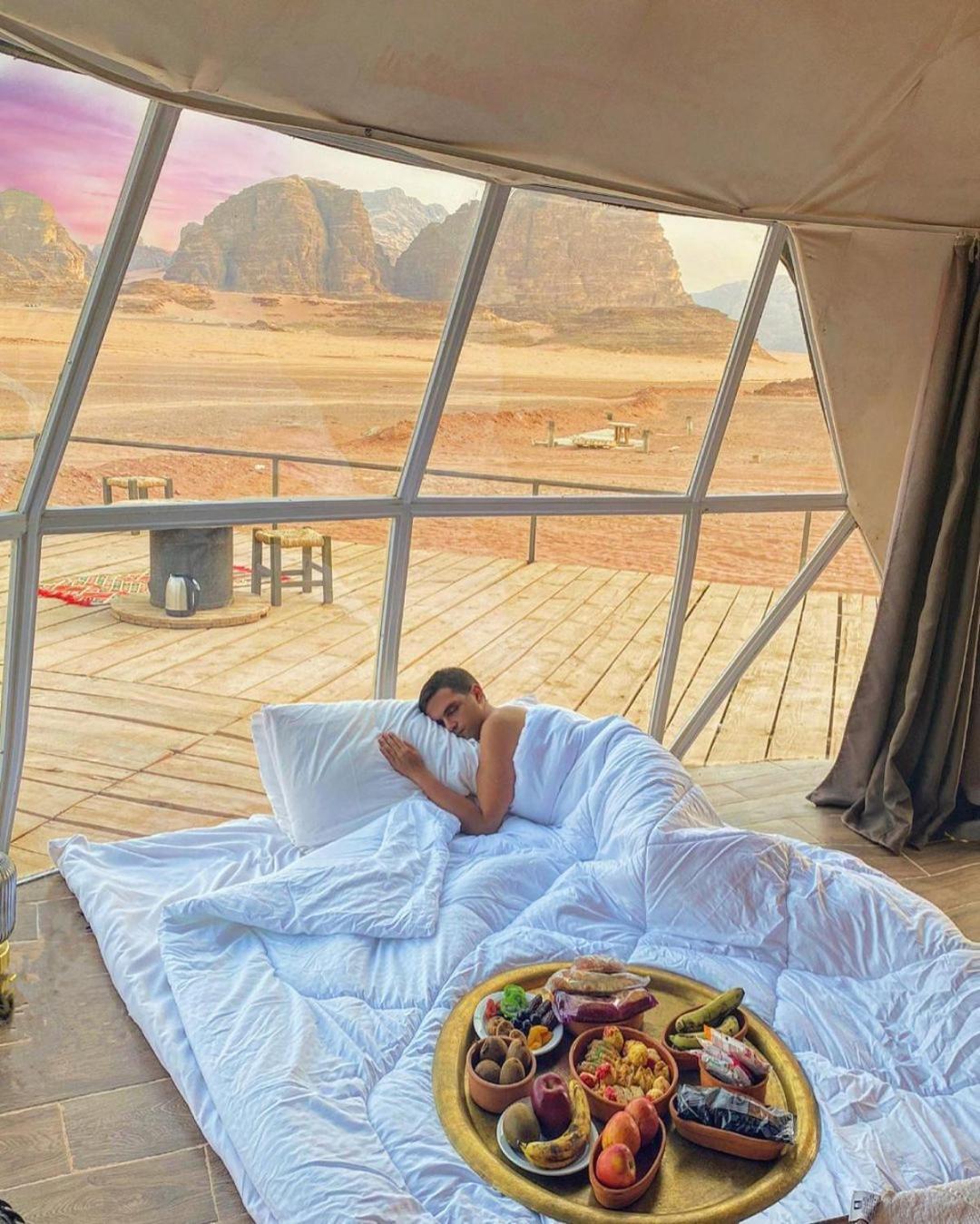 Rum Crystal Luxury Camp Wadi Rum Eksteriør billede