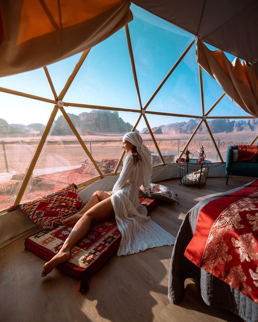 Rum Crystal Luxury Camp Wadi Rum Eksteriør billede